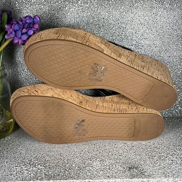 Circus By Sam Edelman Wedge Sandals Flip Flops Shoes Size 10 - Picture 9 of 9